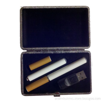 USB Metal Carry Case Starter Kit, Slim Mini E-Cigarette Kit (6USD, 2batteries) (1083)